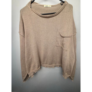 Women's Camille & Co. Sweater Tan Size M